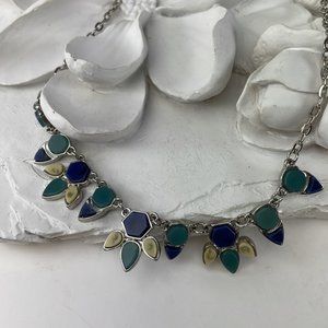 BEAR Paw Silver Jewel Necklace